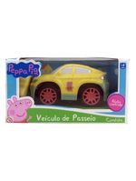 Veículo controle remoto peppa pig veiculo de passeio