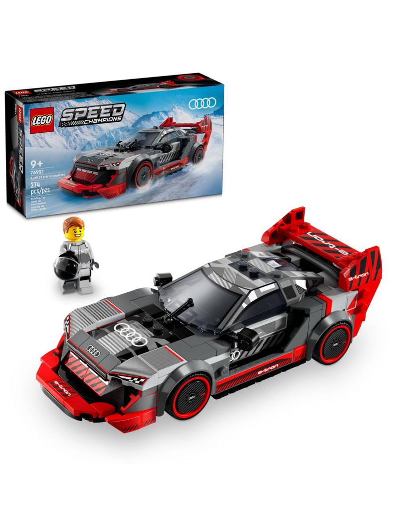 Lego speed champions - carro de corrida audi s1 e-tron quattro