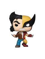 Boneco funko pop! marvel split - logan/wolverine