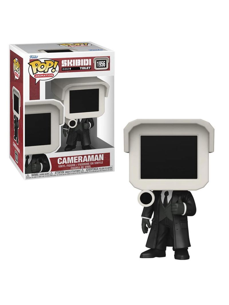 Boneco funko pop! skibidi toilet - cameraman