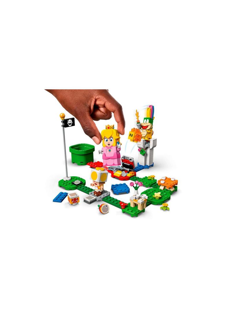 Lego super mario - curso iniciação aventuras com peach