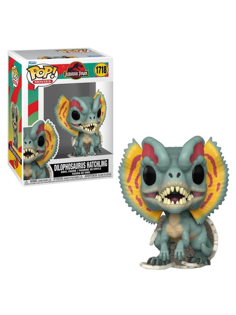 Boneco funko pop! jurassic park - dilofossauro filhote