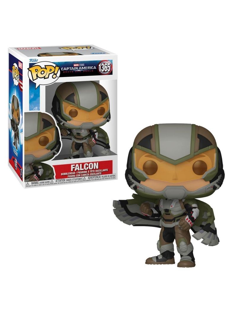 Boneco funko pop! marvel capitão américa 4 falcão (joaquin)