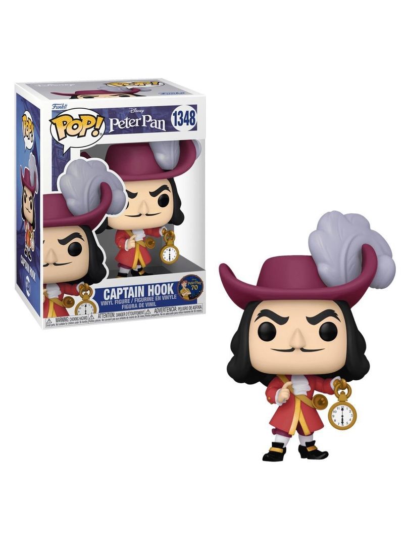 Boneco funko pop! disney peter pan 70 anos - capitão gancho