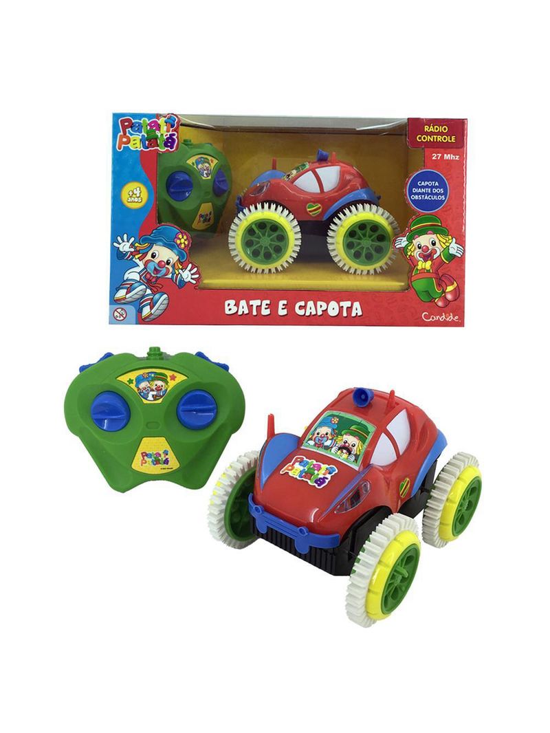 Veiculo bate e capota patati patatá - 3 fun pilhas