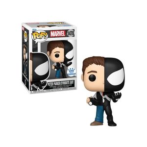 Boneco funko pop! marvel split - peter/homem-aranha preto