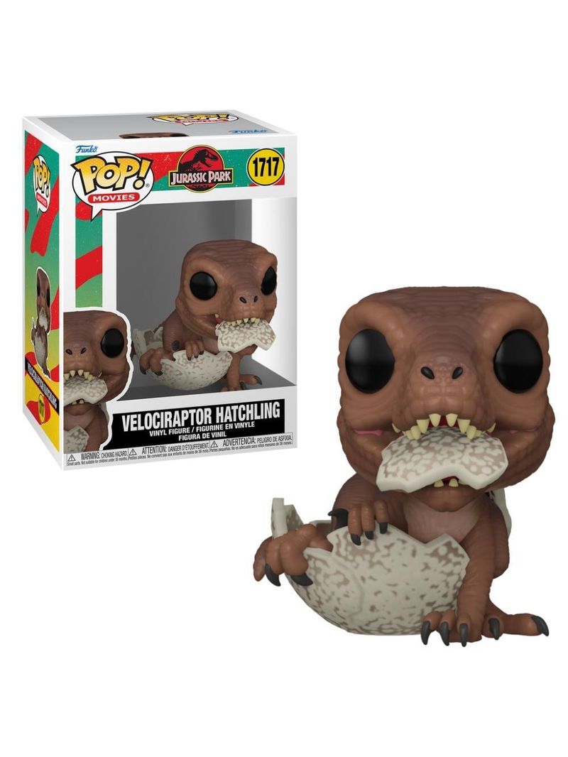 Boneco funko pop! jurassic park - velocirraptor filhote