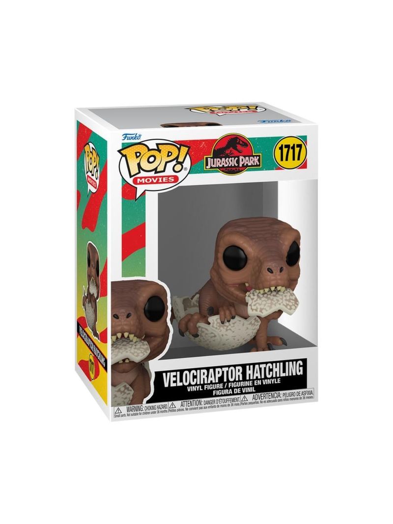 Boneco funko pop! jurassic park - velocirraptor filhote