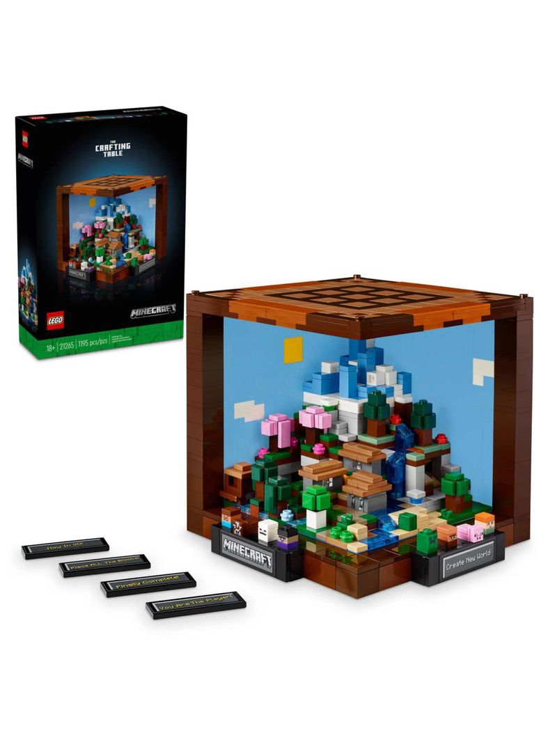 Lego minecraft - a mesa de artesanato