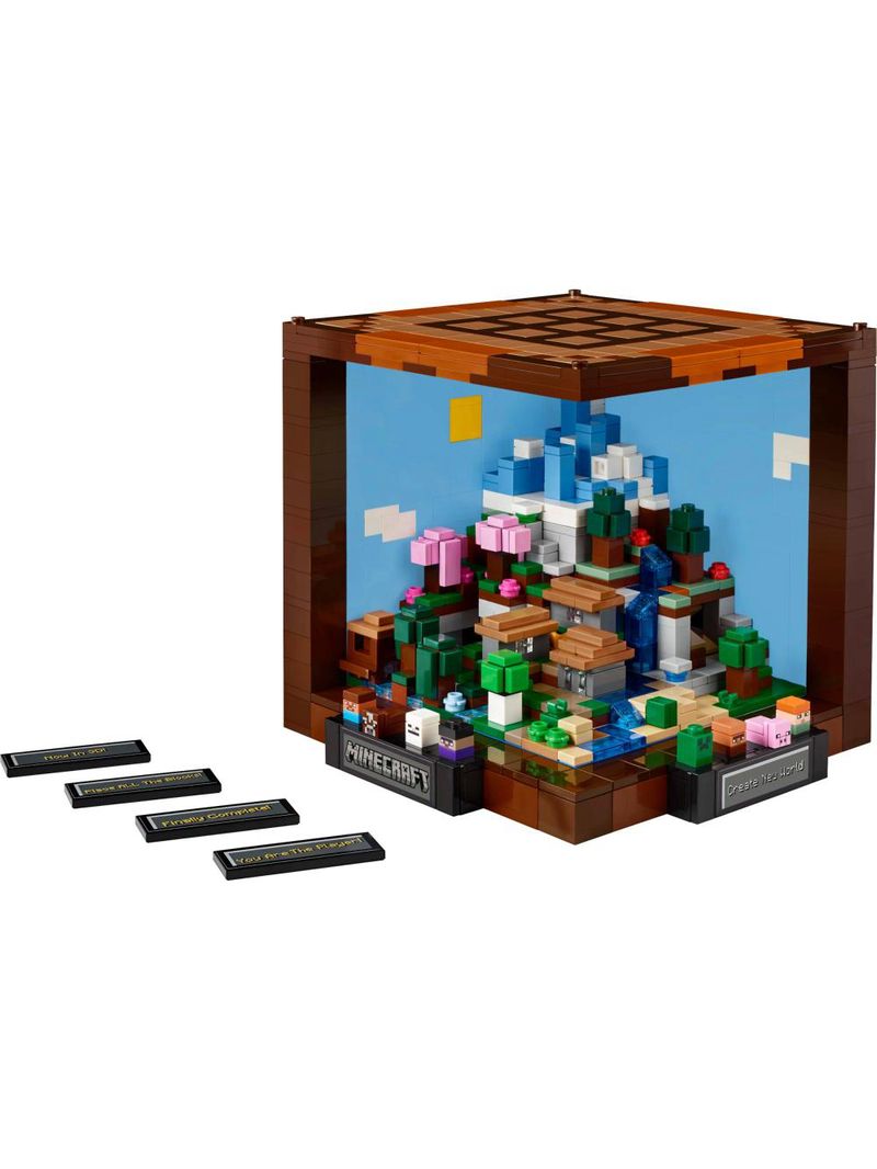 Lego minecraft - a mesa de artesanato