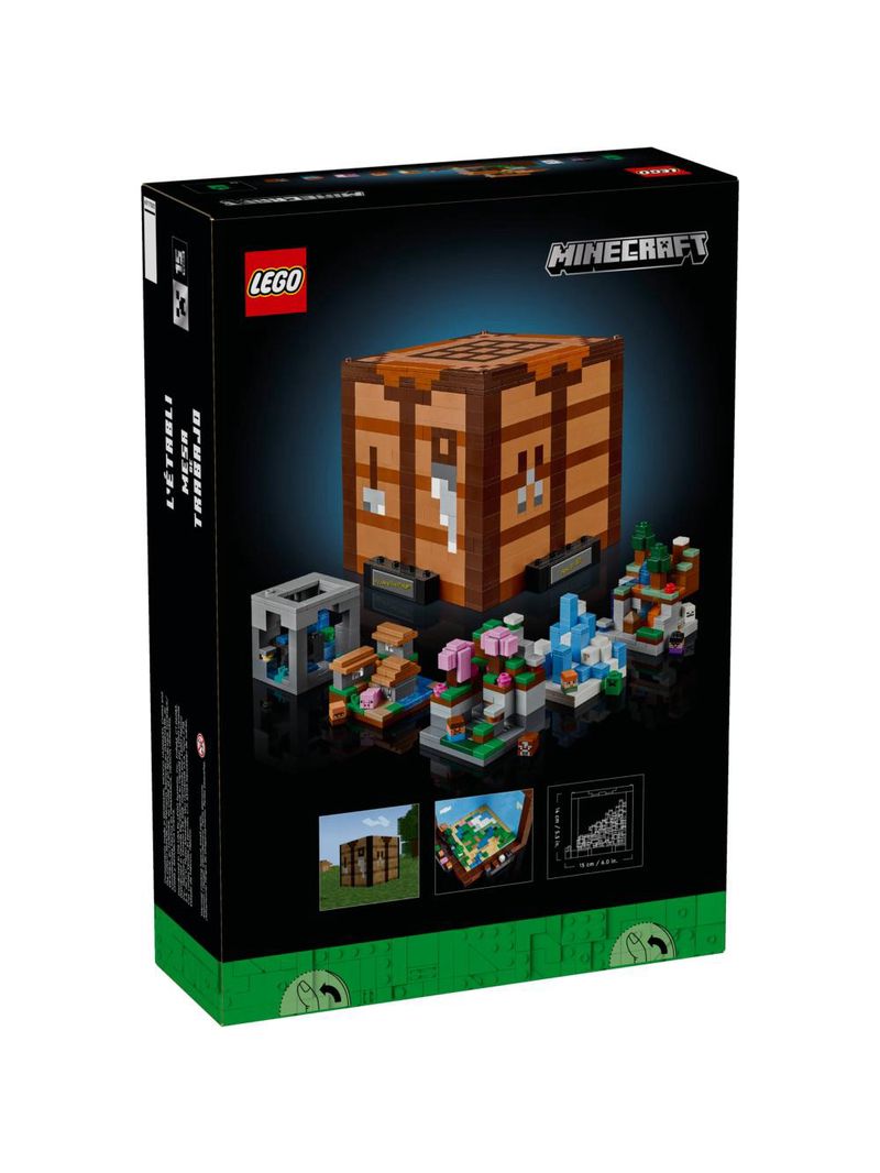 Lego minecraft - a mesa de artesanato