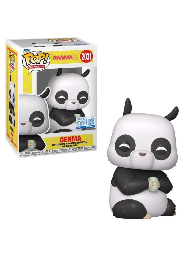 Boneco funko pop! ranma 1/2 - genma (panda)