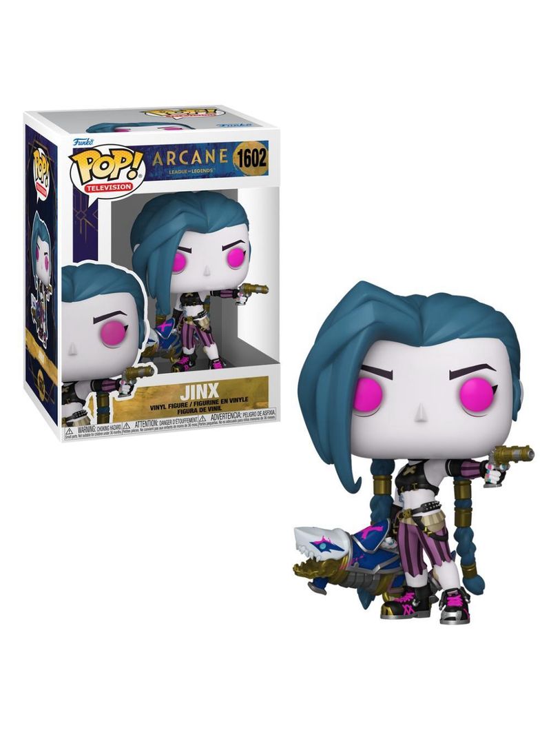 Boneco funko pop! arcane league of legends - jinx