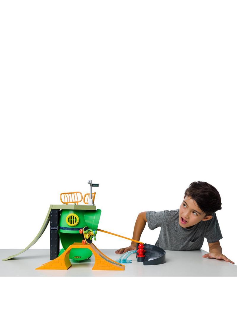 Tartarugas ninja - pista de skate mayhem playset