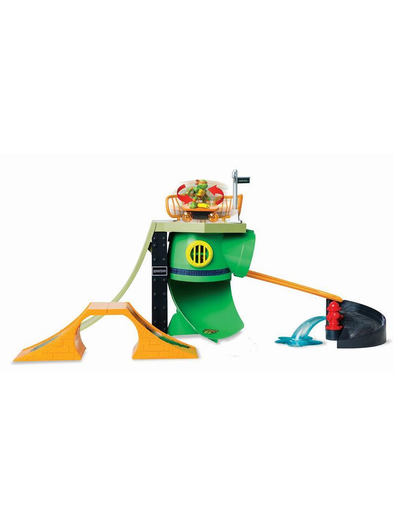 Tartarugas ninja - pista de skate mayhem playset