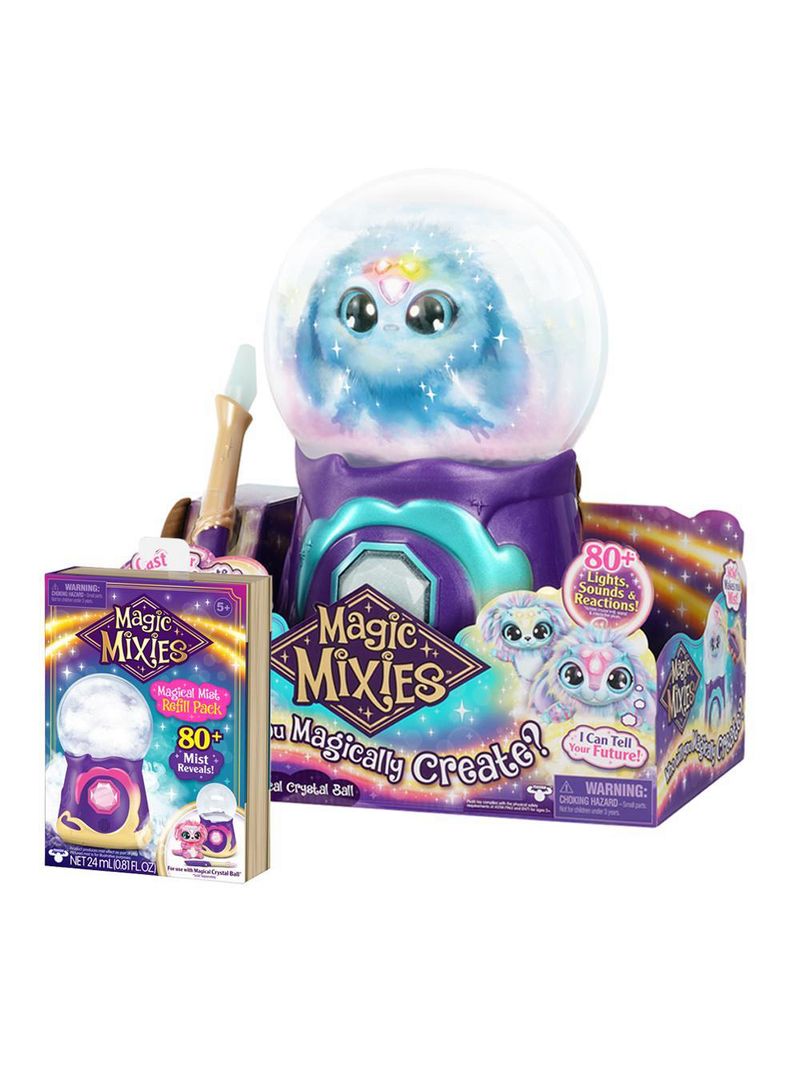 Kit magic mixies crystal ball - azul (2456a) + refil (2457)