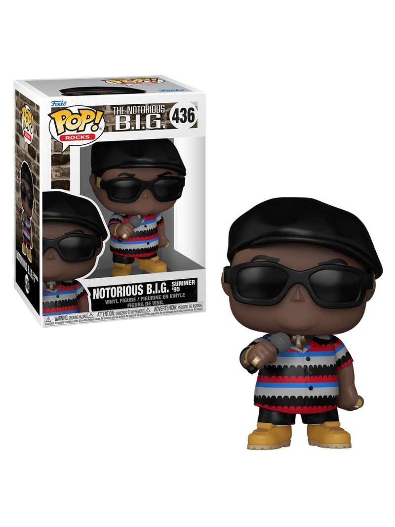 Boneco funko pop! rocks - notorious big summer ’95