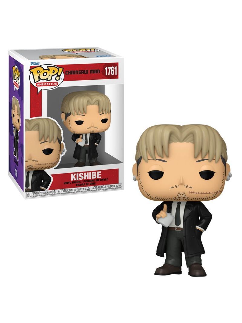 Boneco funko pop! chainsaw man - kishibe