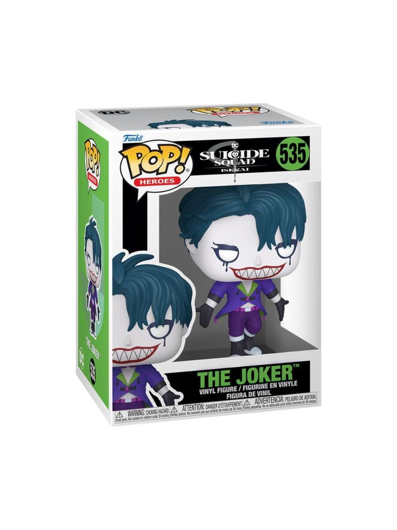 Boneco funko pop! esquadrão suicida isekai coringa
