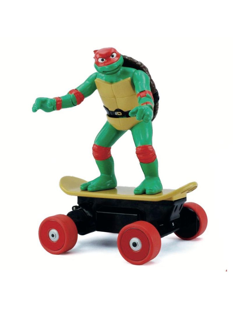 Skate controle remoto 7 funções tartarugas ninja cowabunga raph