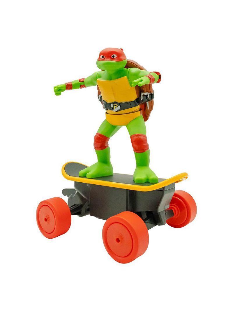 Skate controle remoto 7 funções tartarugas ninja cowabunga raph