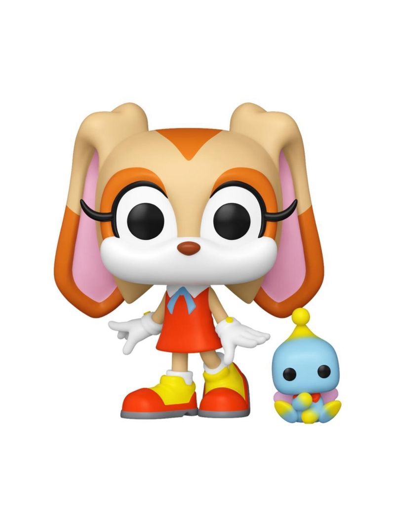 Boneco funko pop! & buddy sonic the hedgehog cream e cheese