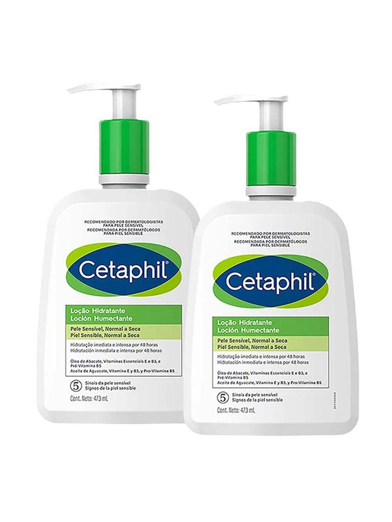 Cetaphil kit - 2 loções hidratantes