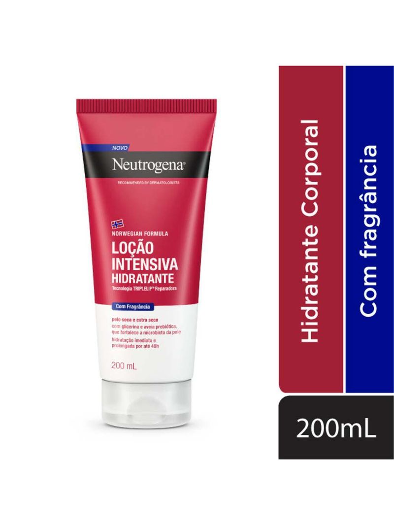 Loção intensiva corporal hidratante neutrogena norwegian formula