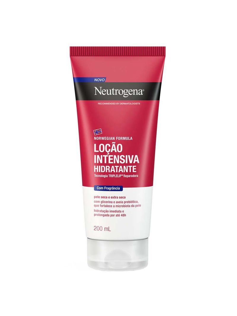Loção intensiva corporal hidratante neutrogena norwegian formula