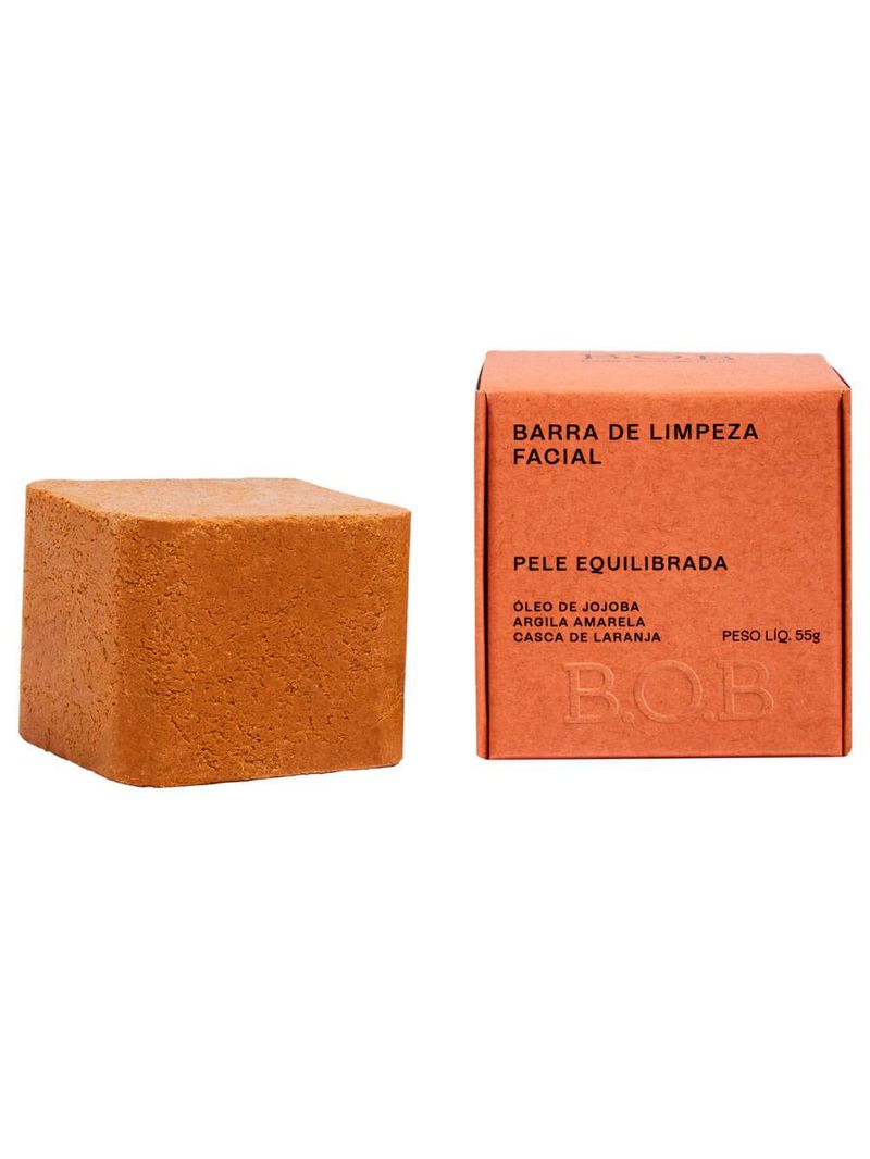 Bob pele equilibrada 2 em 1 limpador facial