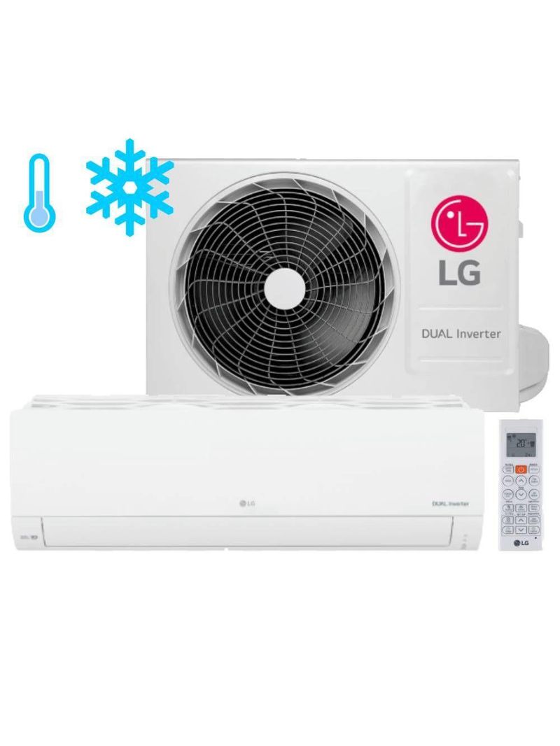 Ar Condicionado Split Dual Inverter LG Compact AI 9000 BTUs Frio 220V – S3-Q09AAQAK