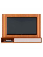 Painel TV 75 Polegadas E Bancada Suspensa Trento Freijó Off White C05 - Mpozenato