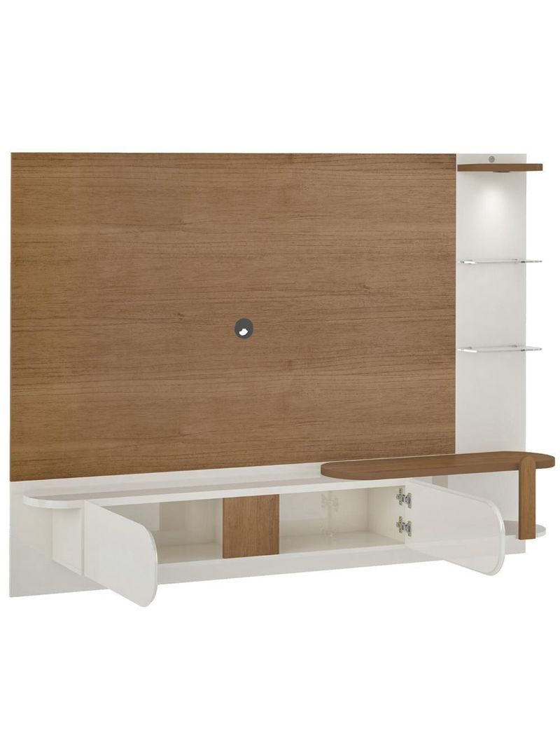 Painel TV 72 Polegadas 220cm Suspenso Reno Cinamomo Off White A09 - Mpozenato