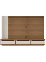 Painel TV 75 Polegadas E Bancada Suspensa Vale Cinamomo Off White A09 - Mpozenato