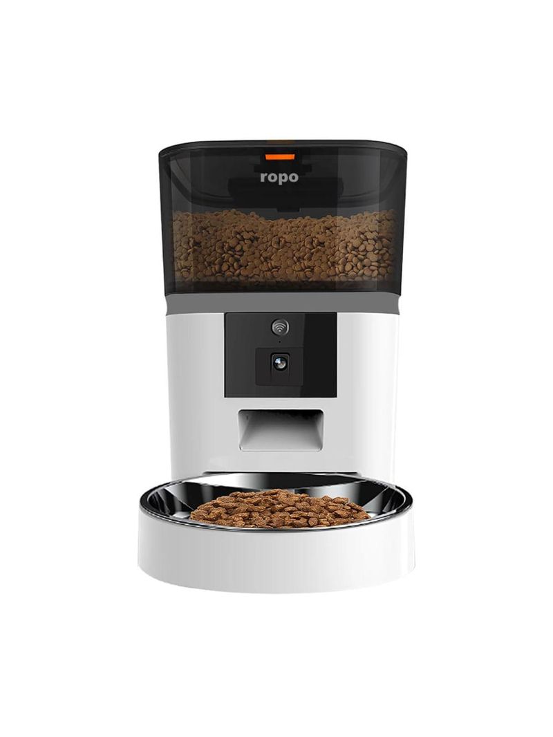 Alimentador automático com câmera  ropo papa pet