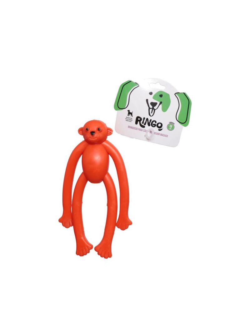 Brinquedo para cães mordedor em forma de macaco 19cm - ringo