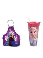 Avental e copo 2 em 1-  540 ml - frozen - disney