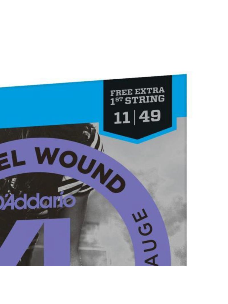 Encordoamento guitarra 011-049 xl nickel exl115-b d addario com corda extra pl011