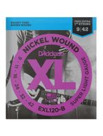 Encordoamento guitarra 009-042 xl nickel exl120-b d addario com corda extra pl009