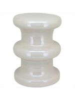 Banqueta cerâmica 45x33x33cm creme