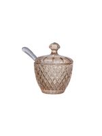 Açucareiro de vidro melico Âmbar hauskraft