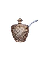 Açucareiro de vidro encanto Âmbar hauskraft