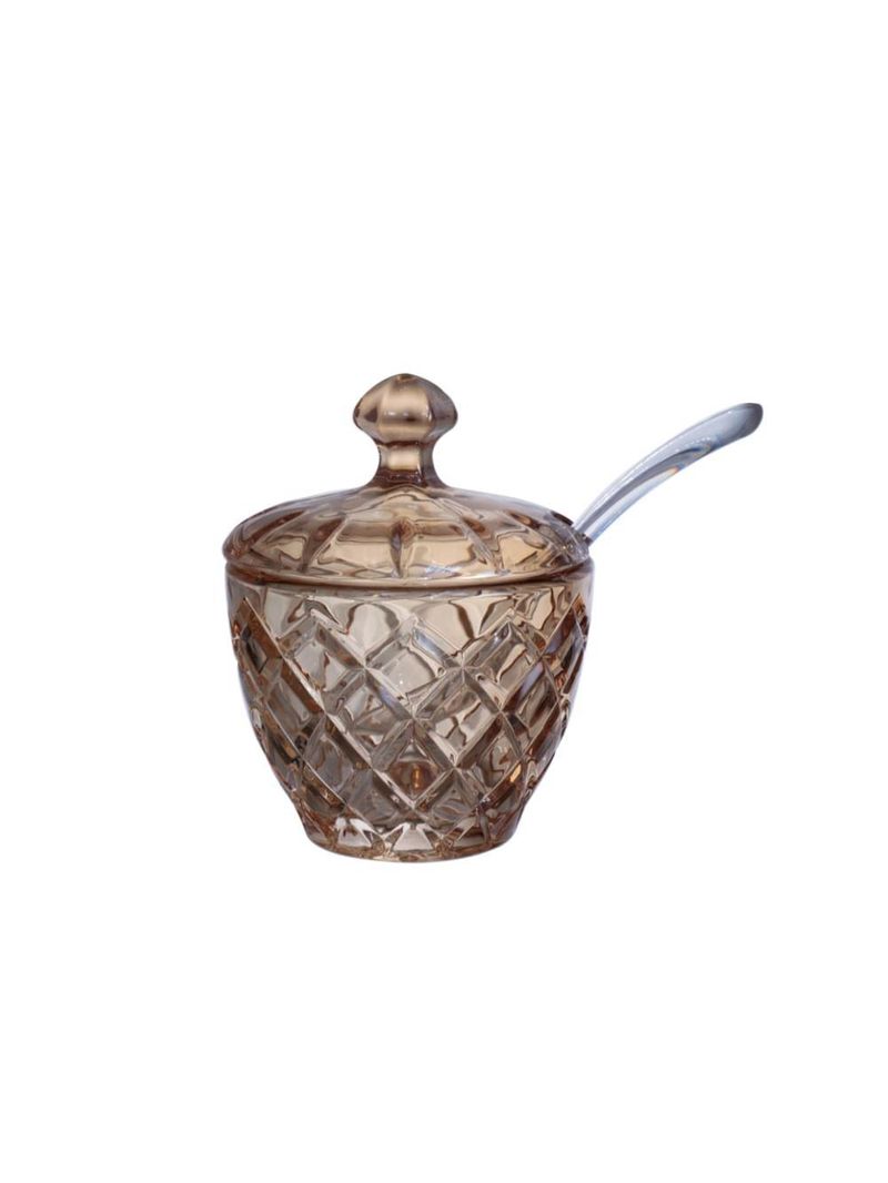 Açucareiro de vidro encanto Âmbar hauskraft