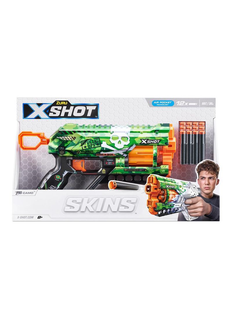 Lançador de dardos x-shot - skins griefer - camo