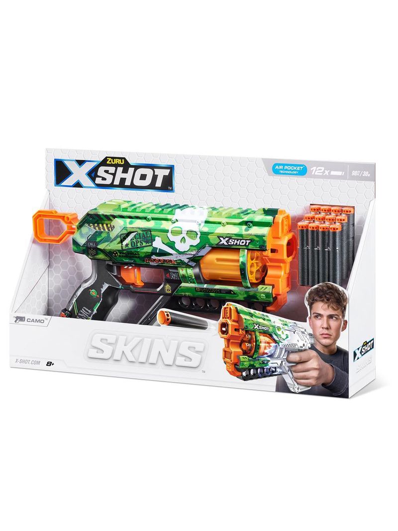 Lançador de dardos x-shot - skins griefer - camo