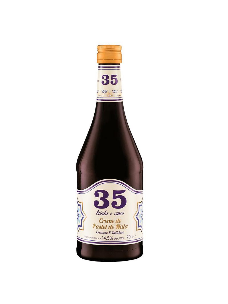 Licor português 35 creme de pastel nata 700ml