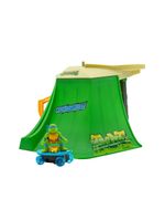 Tartarugas ninja - pista de skate mini mayhem playset
