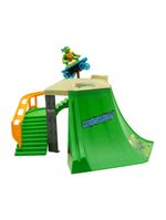 Tartarugas ninja - pista de skate mini mayhem playset