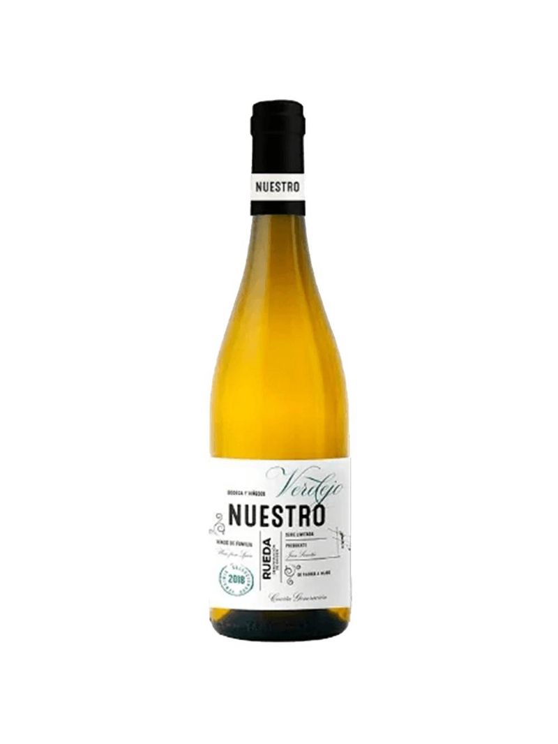 Vinho branco espanhol nuestro verdejo 750ml