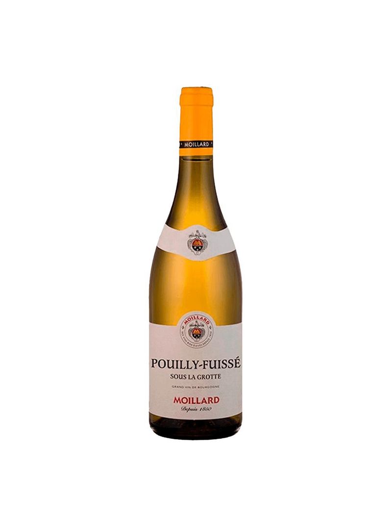 Vinho branco francês moillard pouilly-fuissé aoc sous la grotte 2022 750ml